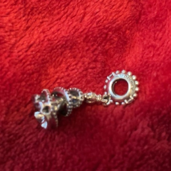 Authentic Pandora Cinderella Dangle Charm 925 - Picture 2 of 3